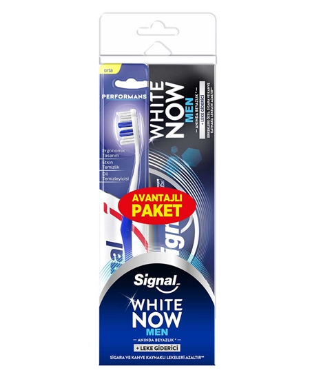 Picture of Signal White Now Men Diş Macunu 75 ml + Diş Fırçası