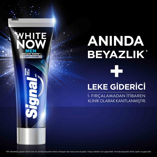 Picture of Signal White Now Men Diş Macunu 75 ml + Diş Fırçası