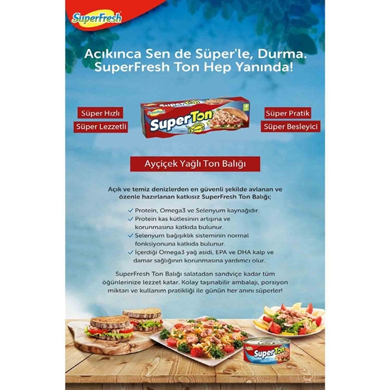 Picture of Superfresh SuperTon Klasik Ton Balığı 3 x 75 gr