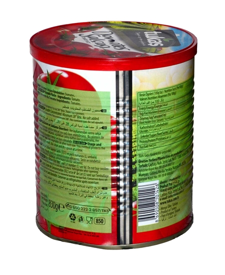 Picture of Tukaş Domates Salçası Konserve 830 g X 12'li Koli