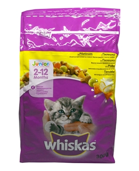 Whiskas Kedi Maması 300 g Tavuk Etli Yavru whiskas, kedi maması, hayvan maması, kuru kedi maması, yaş kedi maması, poşet kedi maması, tavuklu kedi maması, hayvansal gıda kedi maması, tahılsız kedi maması, kedi maması satın al, kedi maması fiyatları, toptan kedi maması