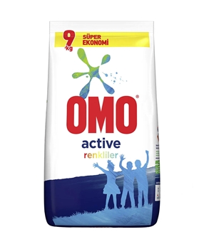 Omo Toz Çamaşır Deterjanı 9 kg 60 Yıkama Active Renkliler Picture of Omo Toz Çamaşır Deterjanı 9 kg 60 Yıkama Active Renkliler