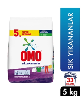 Omo Toz Çamaşır Deterjanı 5 kg Sık Yıkananlar Picture of Omo Toz Çamaşır Deterjanı 5 kg Sık Yıkananlar