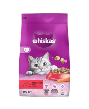 Whiskas Kedi Maması 300 gr Sığır Etli Picture of Whiskas Kedi Maması 300 gr Sığır Etli