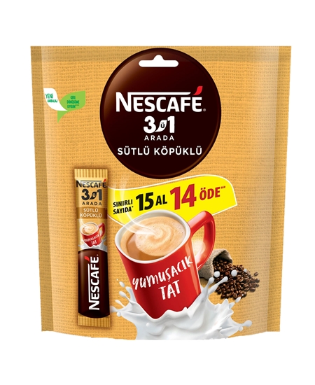 Picture of Nescafe 3 in 1 17.4 gr 15's Pack Milky Foamy
