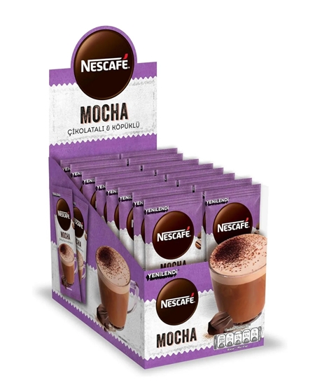 Picture of Nescafe Mocha 17.9 gr 24 Pack Chocolate Milk Foam