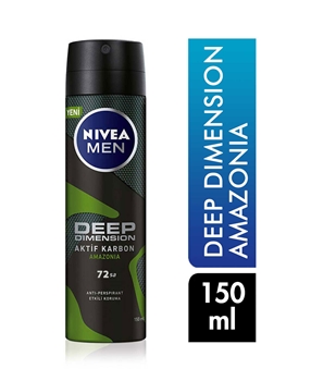Nivea Men Deodorant Spray 150ml Deep Dimension Amazonia Picture of Nivea Men Deodorant Spray 150ml Deep Dimension Amazonia