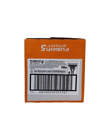 Picture of Gillette Fusion5 Start Refill Razor Blade 4's