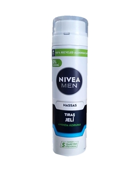Nivea Men Shaving Gel 200 ml Hassas Picture of Nivea Men Shaving Gel 200 ml Hassas
