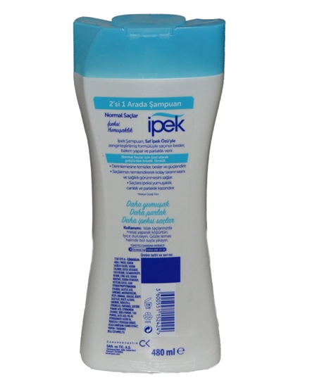 Picture of İpek Şampuan 480 ml Normal saçlar için 2 si 1 arada Akasya Özlü