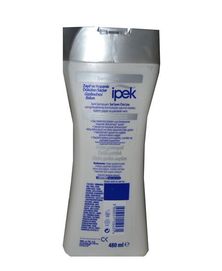 Picture of İpek Şampuan 480 ML Zayıf ve Koparak Dökülen Saçlar İçin Bitki Özlü