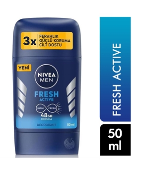 Nivea Stick 50 ml Erkek Fresh Active Picture of Nivea Stick 50 ml Erkek Fresh Active
