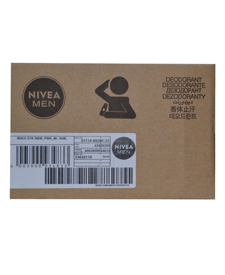 Picture of Nivea Stick 50 ml Erkek Black & White Invisible