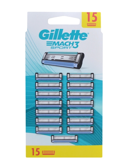 Picture of Gillette Mach 3 Sport Refill Razor Blade 15's