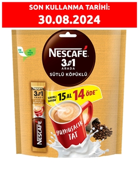 Nescafe 3 in 1 17.4 gr 15's Pack Milky Foamy Picture of Nescafe 3 in 1 17.4 gr 15's Pack Milky Foamy