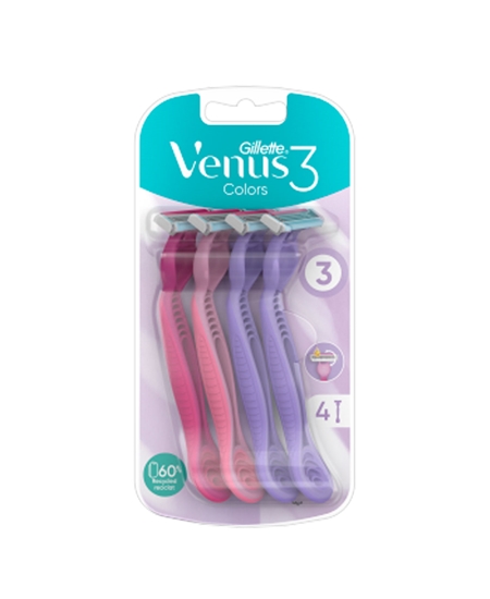 Picture of Gillette Venus3 Colors Disposable Blister 4’s