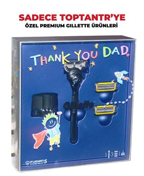 Gillette Fusion5 Proshield Platinium Shaving Razor + 3 Refill Razor Blade + Special Stand Gillette Fusion5 Proshield Platinium Seri Tıraş Makinesi + 3 Yedek Tıraş Bıçağı + Özel Stand