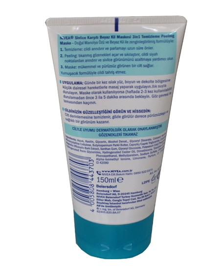 Picture of Nivea 3in1 White Kil Face Mask 150 ml