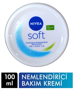 Nivea Soft Cream Moisturizer 100 ML Picture of Nivea Soft Cream Moisturizer 100 ML