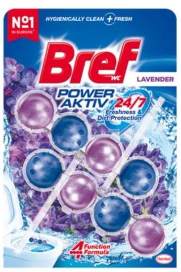 Picture of Bref Power Aktiv Klozet WC Block 2's Pack Lavander