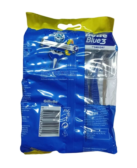 Picture of Gillette Blue3 Disposable Shaving Razor 9+3 Comfort 