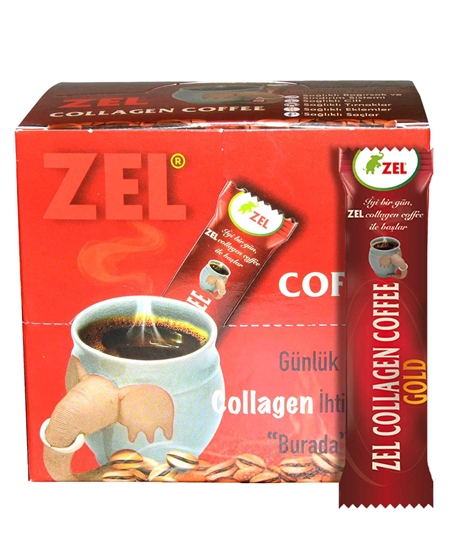 Picture of Zel Kollajenli Garnül Kahve 3 gr X 50'li Paket