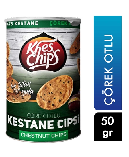 Picture of Khes Chip's Kestane Cipsi 50 gr Çörek Otlu
