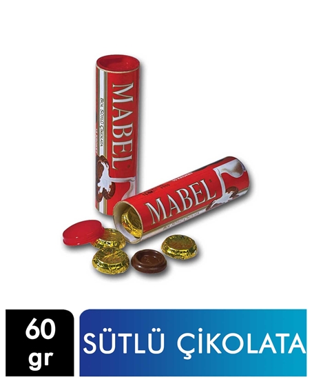 Picture of Mabel Fişek Tablet Çikolata 60 gr Sütlü