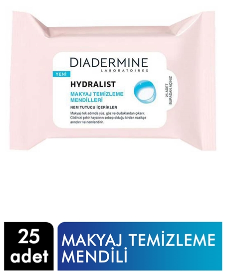 Picture of Diadermine Hydralist Makyaj Temizleme Mendili 25 adet