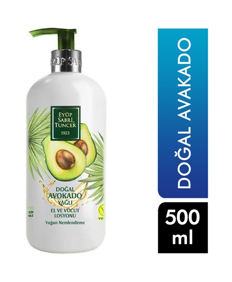Picture of P-Eyüp Sabri Tuncer Doğal Avokado 500 ml Yağlı El ve Vücüt Losyonu