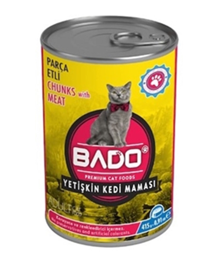Picture of Bado Yetişkin Yaş Kedi Maması 415 gr Etli