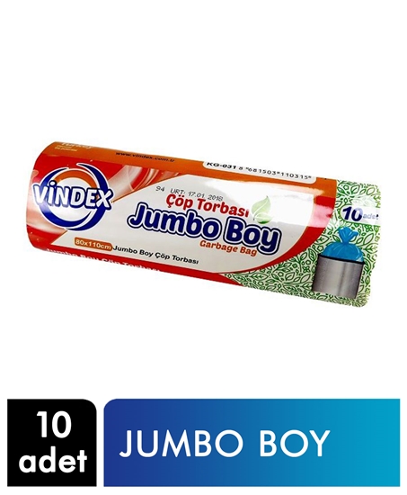Picture of Vindex Çöp Torbası Jumbo Boy 80x110 10 Adet