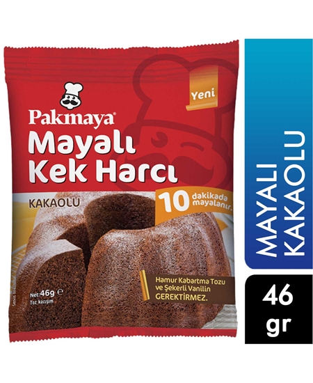 Picture of Pakmaya Mayalı Kek Harcı 46 gr Kakaolu