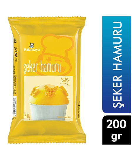 Picture of Pakmaya Şeker Hamuru Sarı 200 gr