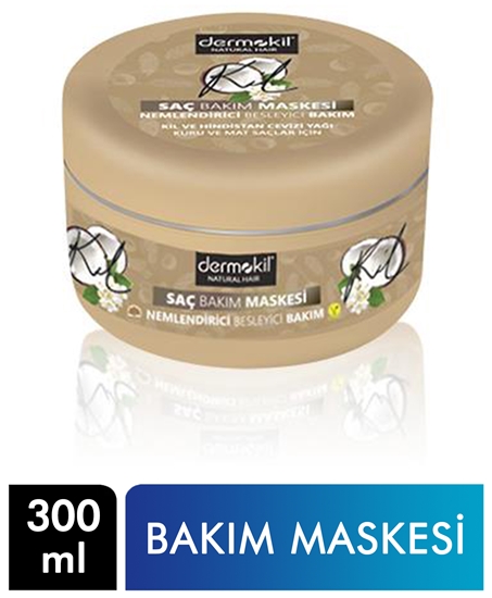 Picture of Dermokil Saç Bakım Maskesi 300 ml Kuru Saçlar ve Mat Saçlar İçin
