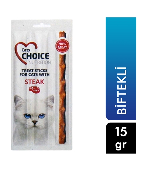 Picture of Cats Choice Kedi Ödül Çubuğu 3x5 gr Biftekli