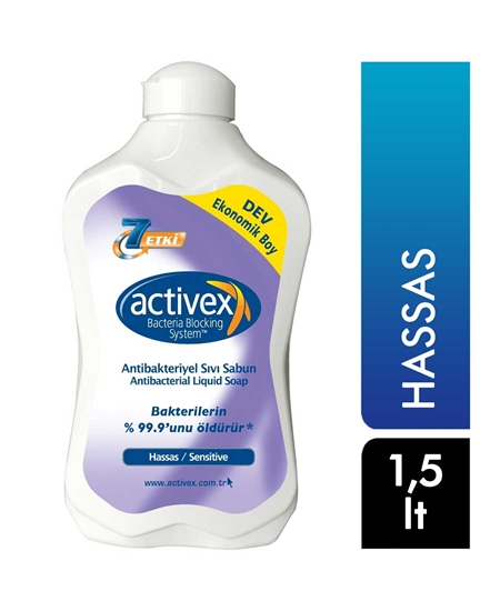Picture of Activex Antibakteriyel Sıvı Sabun 1,5 lt Hassas