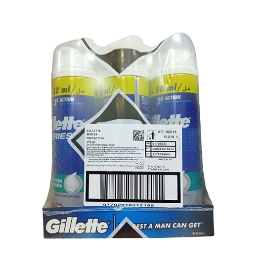 Picture of Gilette Series Shaving Foam 200+50 ml Protection