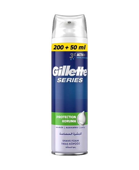 Picture of Gilette Series Shaving Foam 200+50 ml Protection