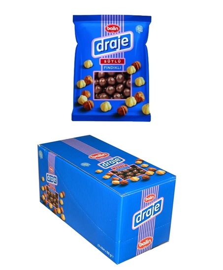 Picture of Balin Draje Fındıklı Sütlü Çikolata 60 g X 12'li Paket