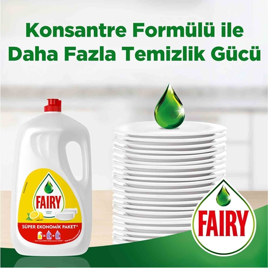 Picture of Fairy Dishwasher Liquid 2600 ml Limon
