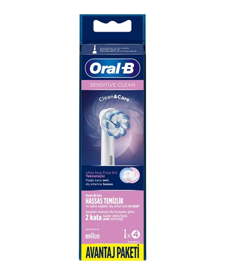 Picture of Oral-B Şarjlı Diş Fırçası Yedek Başlık 4'lü Sensitive