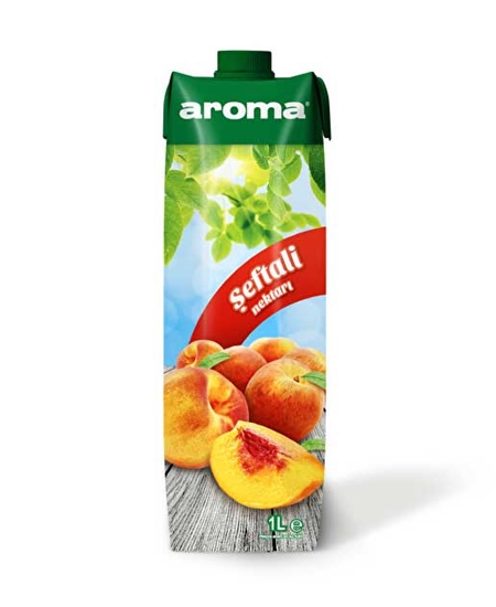 Picture of Aroma Meyve Suyu 1 lt x 12'li Koli Şeftali Nektarı