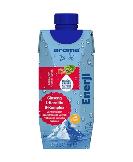 Picture of Aroma Enerji Meyve Suyu 330 ml X 12'li Koli Karışık Meyveli ve Vitaminli İçecek