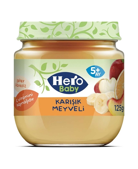 Picture of Ülker Hero Baby Karışık Meyveli 125 gr 12 li