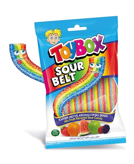 Picture of Toybox Sour Belt Şekerleme 70 gr X 12'li Paket