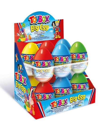 Picture of Toybox Big Egg Oyuncaklı Sürpriz Yumurta 12'li Paket