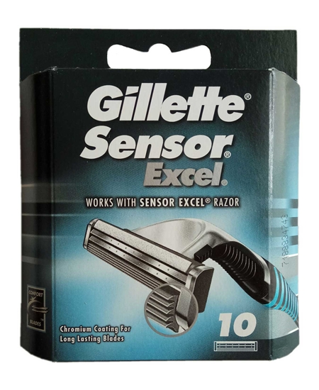 Picture of Gillette Sensor Excel Blade 10's - EU PACK