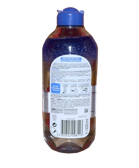 Picture of Garnier Makyaj Temizleme Suyu 400ml Besleyici Çift Fazlı Miccelar