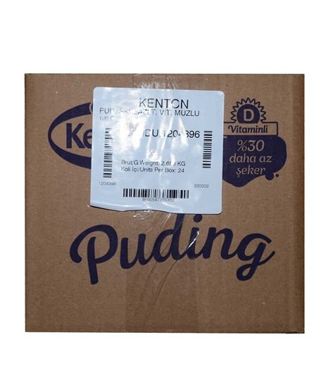 Picture of Kenton Puding Şekeri Azaltılmış D Vitaminli Muzlu 100 g